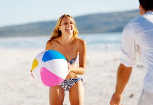 couple playing together having fun, connecting in relationship