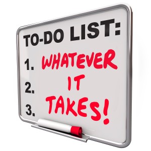 Whatever It Takes Saying Words To Do List Essential Priorities